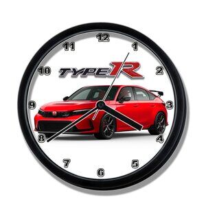 Honda civic type R RED wall clock NEW